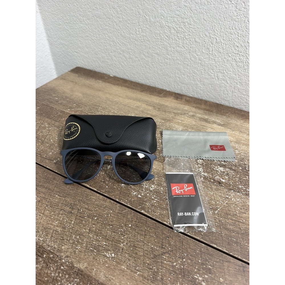 Ray-Ban Erika RB4171 6002/8G Blue Prescription Sunglasses 54-18 w/ Case